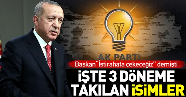 AK Parti'de 3 döneme takılan 92 isim var