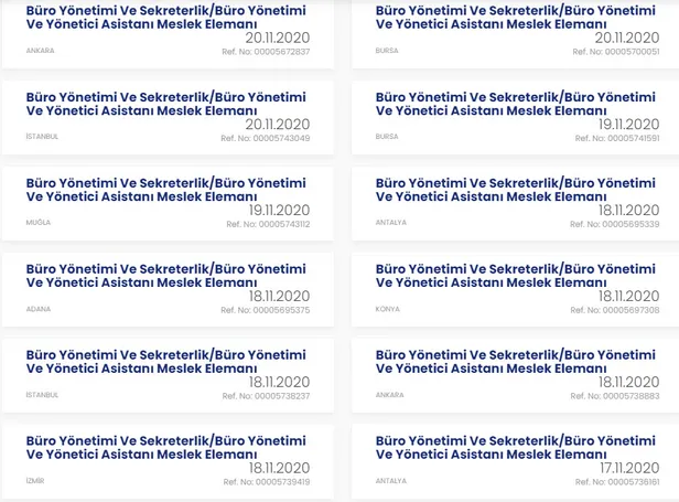 16 Kasım hastanelere; ATT, sekreter, hasta danışmanı, temizlik işçisi ambulans şoförü alımı...-4