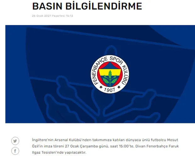 Fenerbahçe son dakika olarak duyurdu! İşte Mesut Özil'in imza töreninin detayları ve maaşı-5