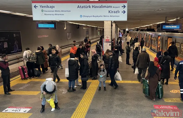 İstanbul'da yine ulaşım çilesi! Metrolar arızalandı vatandaş mağdur oldu - 1