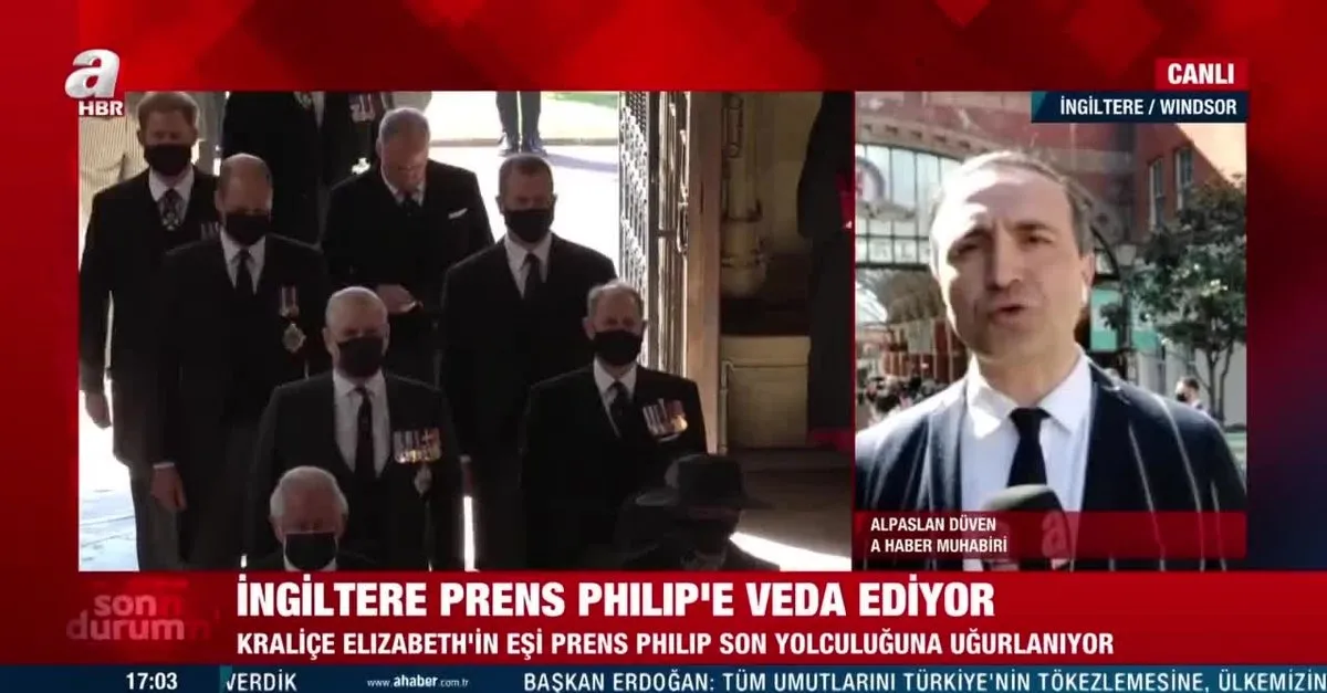 ingiltere prens philip e veda ediyor