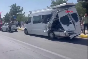 Artuklu'da zincirleme kaza!