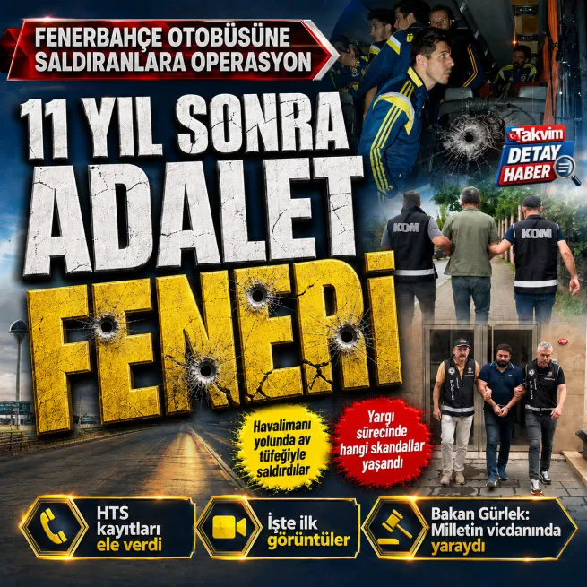 Fenerbahçe takım otobüsüne Trabzondaki saldırıda 5 gözaltı... HTS kayıtları ele verdi! Gürlek: Vicdanlarda yaraydı