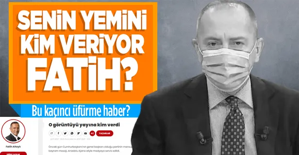 Başkan Erdoğan üzerinden operasyonel haber yapan Habertürk ve Fatih Altaylı'ya tepki yağıyor! "Sizi kim fonladı?"