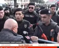 PKKsever başkan Ahmet Özer için CHP ve DEM’in Esenyurt mitinginde skandal! CHP’li vekiller polise saldırdı