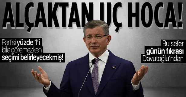 Son dakika: Sabah gazetesi yazarı Engin Ardıç'tan Ahmet Davutoğlu'nun o sözlerine tepki: Alçaktan uç hoca