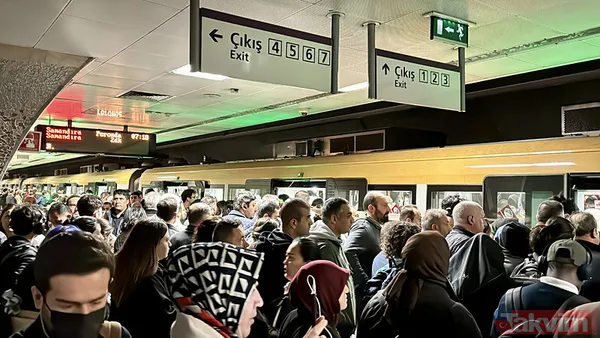 İstanbul'da sabah-akşam metro arızası: Altunizade İstasyonu'nda yoğunluk - 1