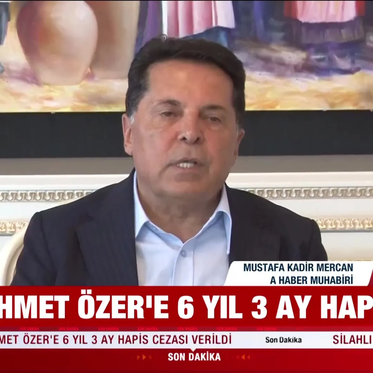 Ahmet Özer’e 6 yıl 3 ay hapis cezası