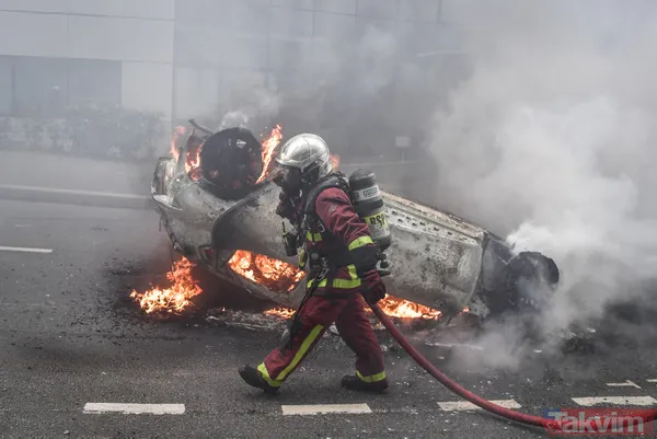 Fransa'da sokak alevleri büyüyor! Mağazalar yağmalandı! OHAL adımı... Seyahat uyarısı! İki ülkeye daha sıçradı! Macron'dan flaş karar - 50