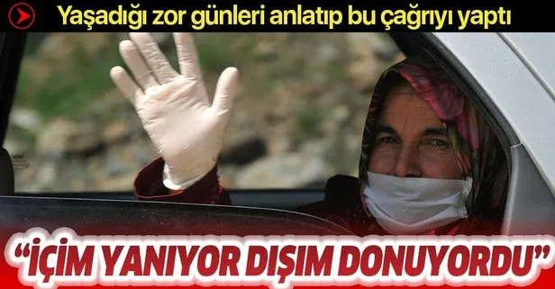 İçim yanıyor, dışım donuyordu