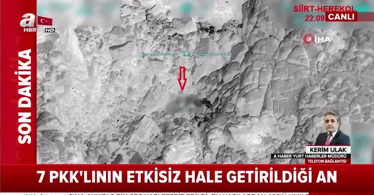 Son dakika: 7 PKK'lı terörist işte böyle etkisiz hale getirildi! Operasyon görüntüleri |Video
