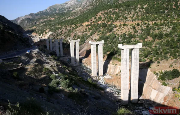 Doğu Anadolu Bölgesi'nde zirvede! 900 metre uzunluğundaki Bitlis Çayı Viyadüğü'nde çalışmalar devam ediyor - 10