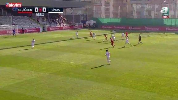 GOL İZLE: Keçiörengücü 1-0 Sivasspor