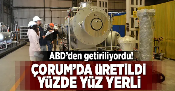 Doğalgaz yerli ünite ile çıkartılacak