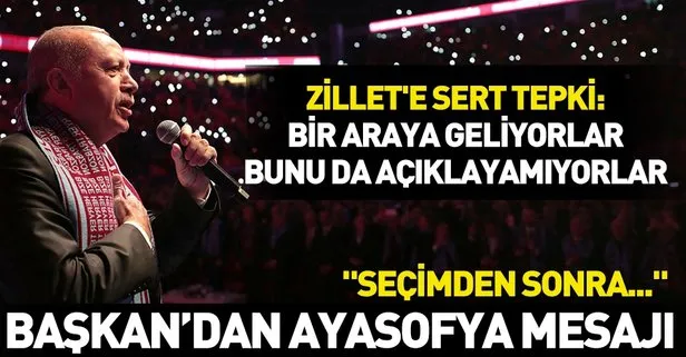 Son dakika... Başkan Erdoğan’dan çok kritik Ayasofya açıklaması