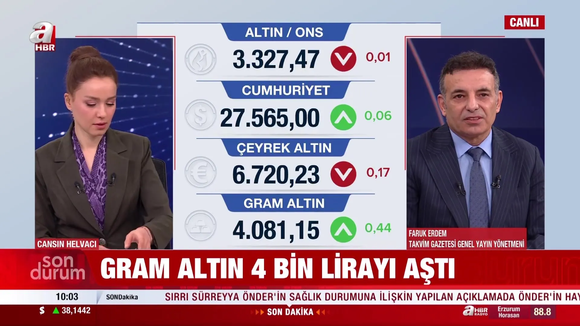 Altında yükseliş devam ediyor!