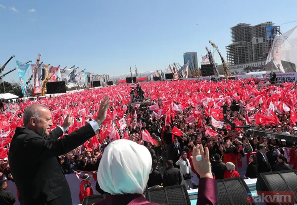 Cumhur İttifakı Ankara miting alanı saatler öncesinden doldu taştı - 25