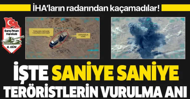 Saldırı hazırlığındaki PKK/PYD-YPG’li teröristler böyle vuruldu