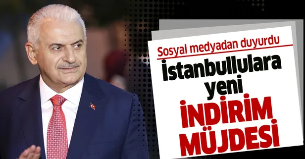 Binali Yıldırım'dan İstanbullulara yeni indirim müjdesi! Mavi İstanbulkart...