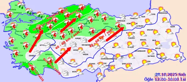 Yıldırım, dolu, fırtına aniden bastıracak! Meteoroloji İstanbul ve Ankara dahil o illeri uyardı: Sıcaklık 10 derece düşecek - 4