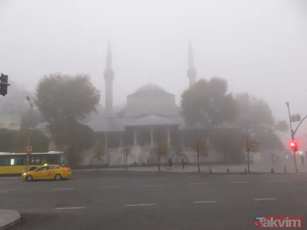 SON DAKİKA: İstanbul sis durumu! Megakent sis altında kayboldu - 39