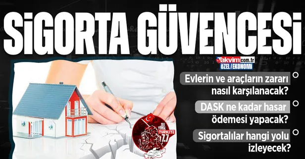 Sigorta şirketleri de konut ve kasko sigortaları işlemleri sürüyor! DASK ne kadar hasar ödemesi yapacak? Sigortalılar hangi yolu izleyecek?