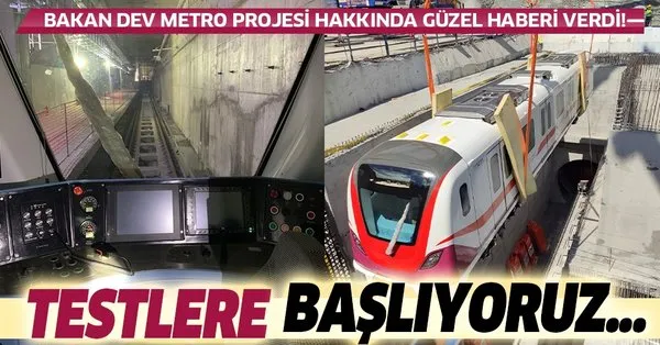 Son Dakika Gayrettepe Istanbul Havalimani Metrosu Nda Ilk Tren Raylara Indi Takvim