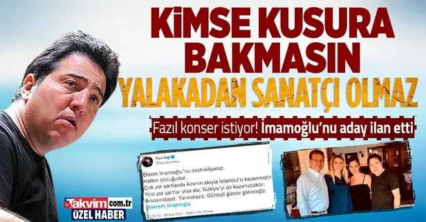 Fazıl Say’ın ’Ekrem İmamoğlu’ tweeti akıllara Kemal Kılıçdaroğlu’nun ’yalakadan sanatçı olmaz’ sözlerini getirdi!