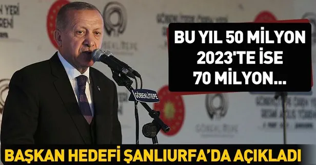 Son dakika... Başkan Erdoğan’dan Şanlıurfa’da önemli açıklamalar