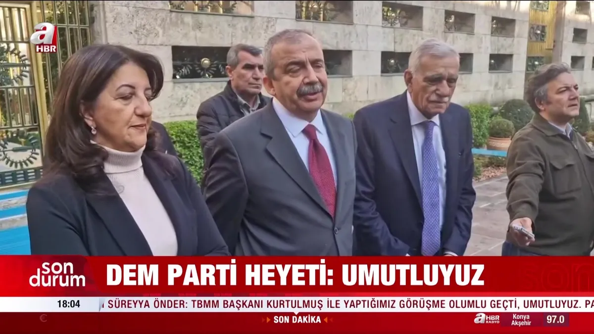 DEM Parti heyeti: Umutluyuz!