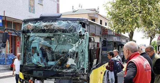 CHP’li İBB’nin yandaşa ihalesinde faturayı İstanbullular ödüyor: Ümraniye’de 2 İETT otobüsünün çarpıştığı kazada 3 kişi yaralandı