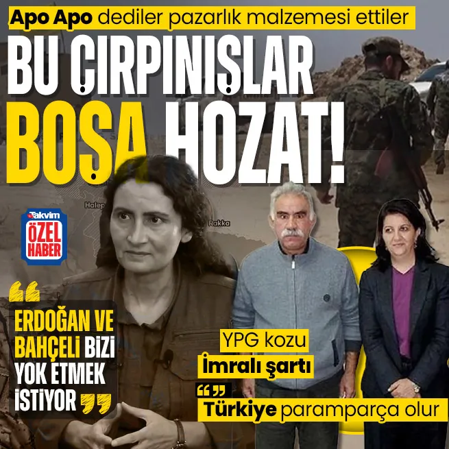 Kandil Öcalanı pazarlık malzemesi yaptı! Elebaşı Bese Hozat YPGyi koz olarak kullanıp şart koşmaya kalktı | Bir de bölücü tehdit