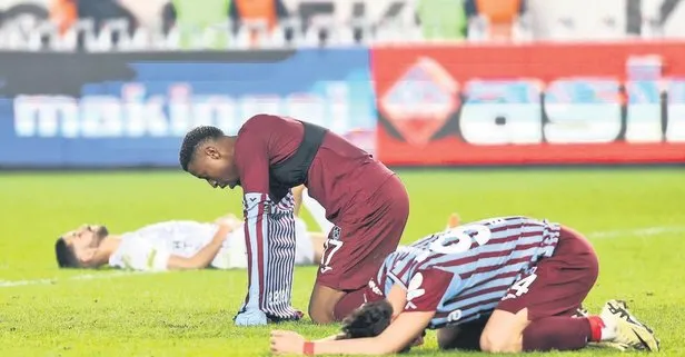 Kabus gibi sezon! Trabzonspor’da kötü gidişat sürüyor