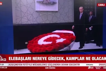 Bahçeli'den Kabine'ye Türk bayraklı çiçek