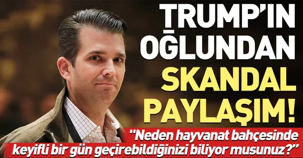 Trump'ın oğlundan tartışmalı paylaşım