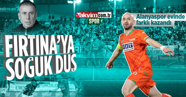 Akdeniz temsilcisi Alanyaspor evinde Trabzonspor'u 5-0 mağlup etmeyi başardı