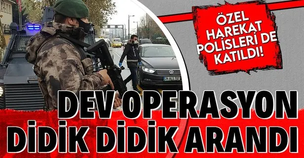 İstanbul’da dev denetim! Özel Harekat Polisleri de katıldı! Didik didik arandı!