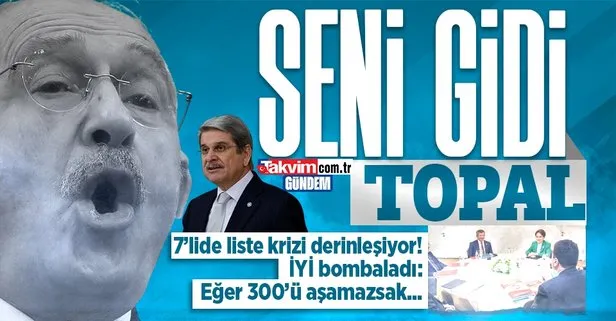 7’li koalisyonda liste krizi derinleşiyor! Bir çıkış da İYİ Partili Aytun Çıray’dan Kılıçdaroğlu’na topal ördek benzetmesi: 300’ü aşamazsak...