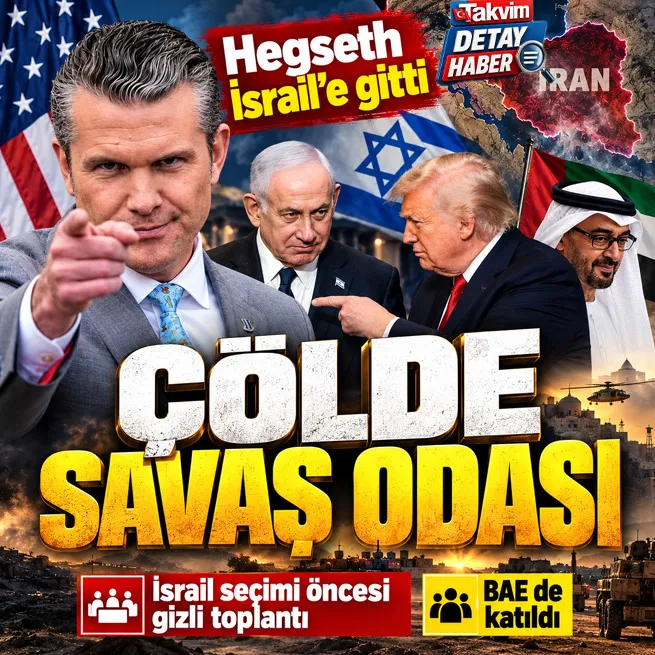 Pete Hegsethten İsraile gizli ziyaret! BAEli yetkililer de katıldı