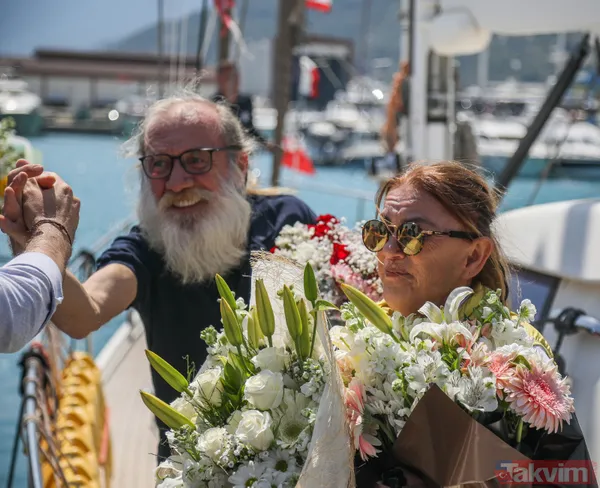 Antalya Limanı'ndan 7 yıl önce ayrılan Zehra-Hasan Şirin çifti dünya turunu tamamladı! Motorlar arızalandı korsanlar taciz etti - 10