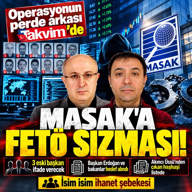 MASAKta EMİS sistemine FETÖ sızması: Başkan Erdoğan ve bakanlar hedef alındı! Akıncı Üssünden çıkan isim listede!
