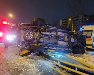Malatya’da korkunç kaza! 1’i ağır 2 yaralı