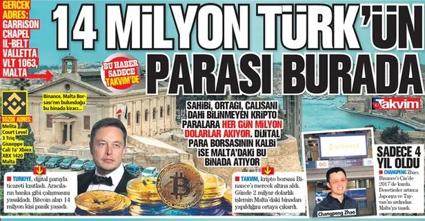 Dijital para borsasının kalbi Malta’daki bu binada! 14 milyon Türk’ün parası var...
