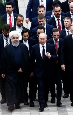 Soçi'deki tarihi zirveden kareler