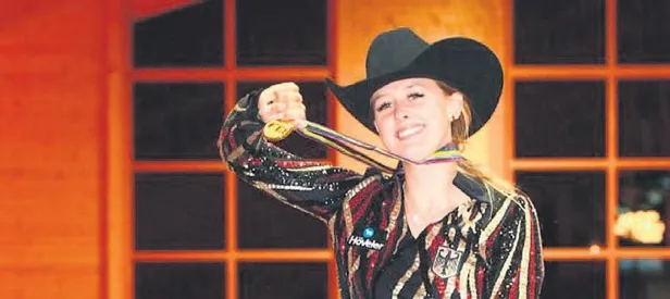 Babasının yanında şampiyon