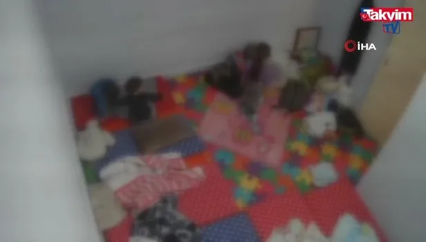 Kreşte küçük çocuk arkadaşı tarafından darp edildi! İşte o anlar