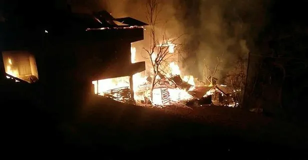 SON DAKİKA: Artvin’de bu kez Ortaköy’de yangın