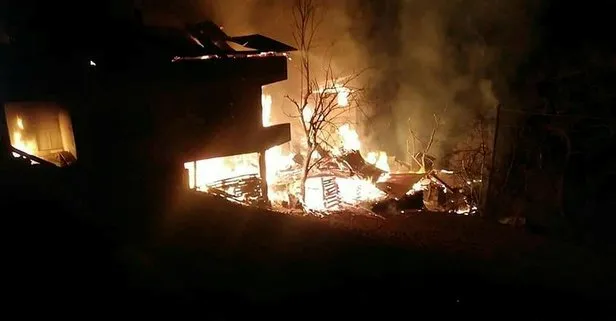 SON DAKİKA: Artvin'de bu kez Ortaköy'de yangın