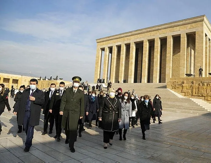 Anıtkabir’e anlamlı ziyaret