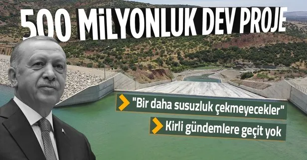 Başkan Erdoğan’dan Yukarı Afrin Barajı açılışında önemli açıklamalar